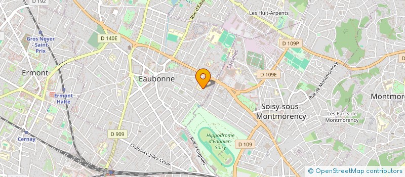 localisation de l'entreprise MADAME SEVERINE FAUCAMPRE  EAUBONNE