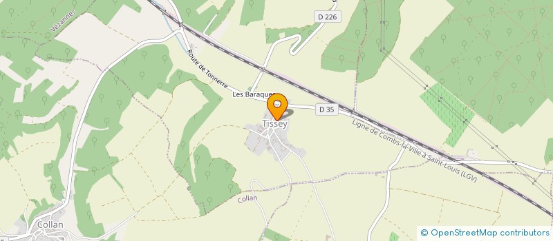 localisation de l'entreprise MADAME SEVERINE FAUSSOT  VEZANNES