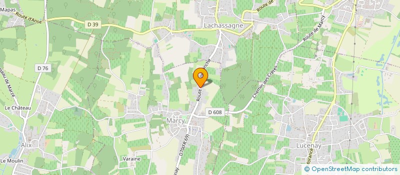 localisation de l'entreprise MADAME SEVERINE FAVROT  TASSIN-LA-DEMI-LUNE