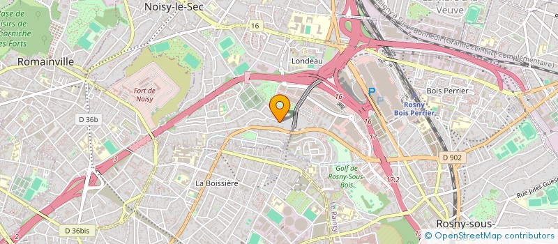 localisation de l'entreprise MADAME SEVERINE FERGE à NOISY-LE-SEC