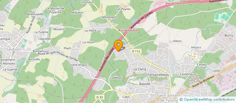 localisation de l'entreprise MADAME SEVERINE FERLAT  SAINT-GEOURS-DE-MAREMNE