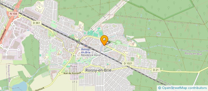 localisation de l'entreprise MADAME SEVERINE FERNANDES  ROISSY-EN-BRIE