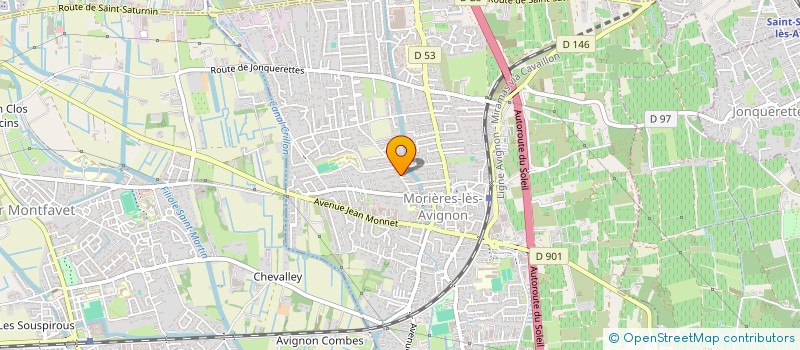 localisation de l'entreprise MADAME SEVERINE FERRANDES  MORIERES-LES-AVIGNON