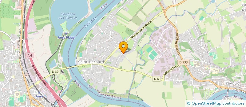 localisation de l'entreprise MADAME SEVERINE FERRARO  SAINT-BERNARD