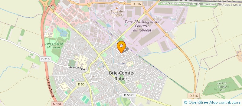 localisation de l'entreprise MADAME SEVERINE FERRER  BRIE-COMTE-ROBERT