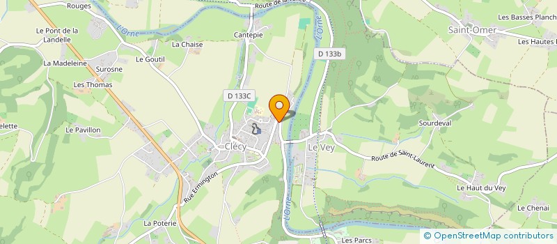 localisation de l'entreprise MADAME SEVERINE FEUVRIER  CLECY