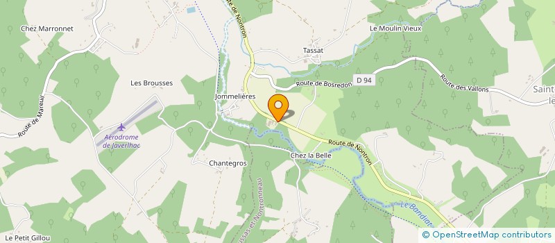 localisation de l'entreprise MADAME SEVERINE FEZARD  ABJAT-SUR-BANDIAT