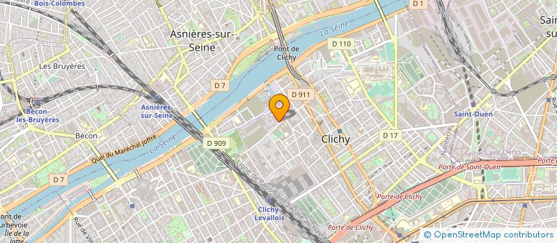 localisation de l'entreprise MADAME SEVERINE FIDELAINE à CLICHY
