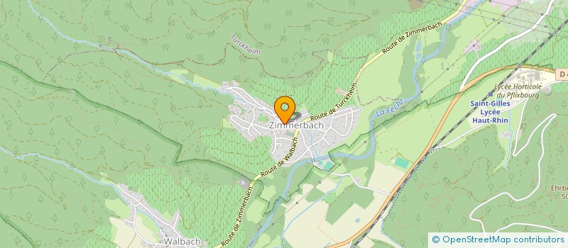 localisation de l'entreprise MADAME SEVERINE FLAMENT  ZIMMERBACH