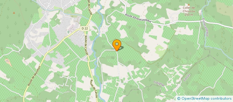 localisation de l'entreprise MADAME SEVERINE FLANDRIN  MONTFORT-SUR-ARGENS