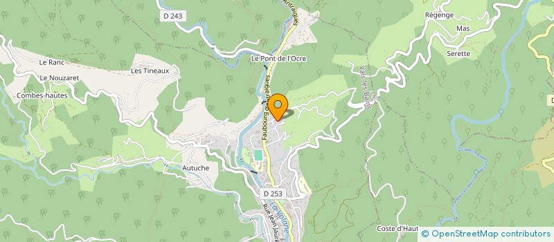 localisation de l'entreprise MADAME SEVERINE FLEURY à AUBENAS