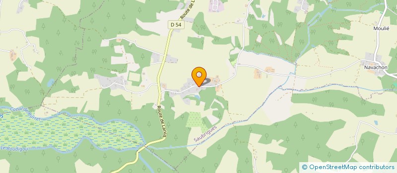 localisation de l'entreprise MADAME SEVERINE FLEURY  SAUBRIGUES