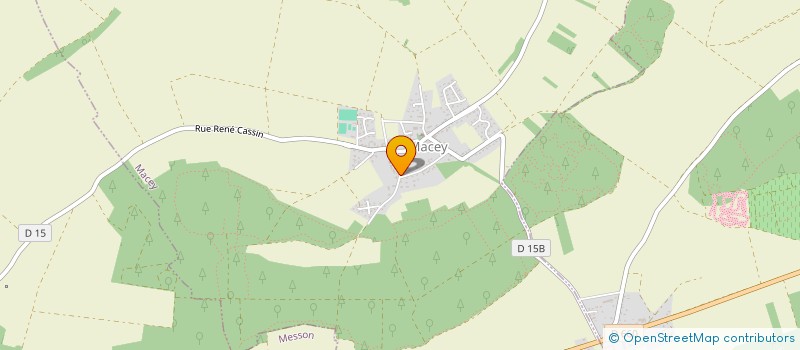 localisation de l'entreprise MADAME SEVERINE FONTAINE  MACEY