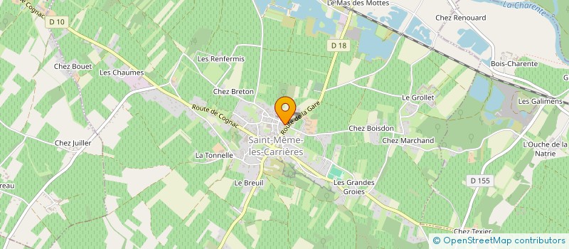 localisation de l'entreprise MADAME SEVERINE FONTANAUD à SAINT-MEME-LES-CARRIERES