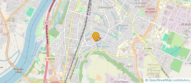 localisation de l'entreprise MADAME SEVERINE FOURCADE  VALENCE