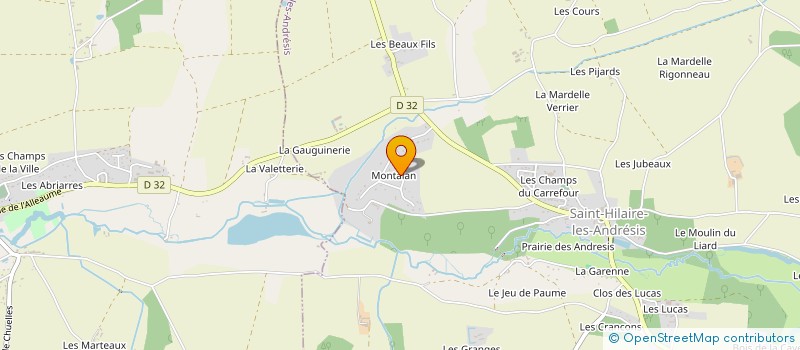 localisation de l'entreprise MADAME SEVERINE FOURGEUX à SAINT-HILAIRE-LES-ANDRESIS