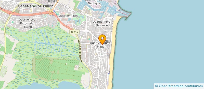 localisation de l'entreprise MADAME SEVERINE FOURNIE  CANET-EN-ROUSSILLON