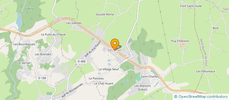 localisation de l'entreprise MADAME SEVERINE FOURNIER  BEZENET