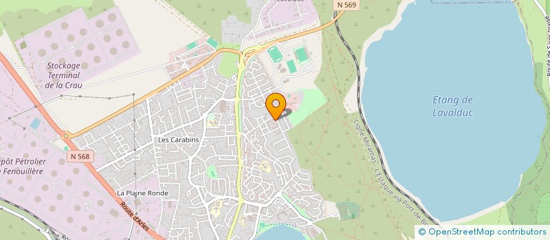 localisation de l'entreprise MADAME SEVERINE FOURNIER  FOS-SUR-MER