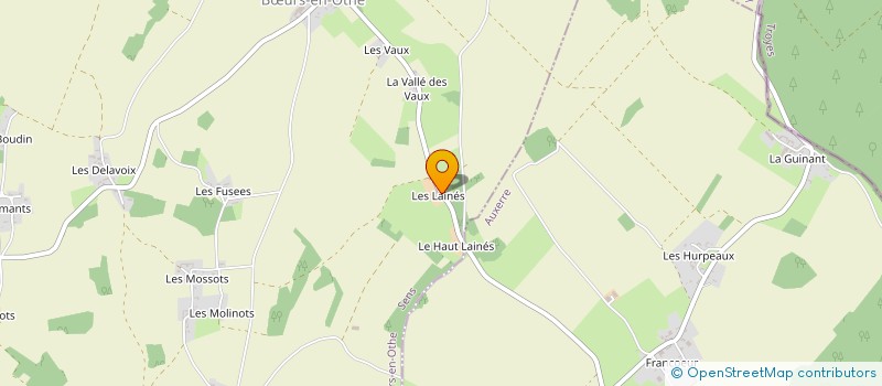 localisation de l'entreprise MADAME SEVERINE FRANCOIS  BURS-EN-OTHE