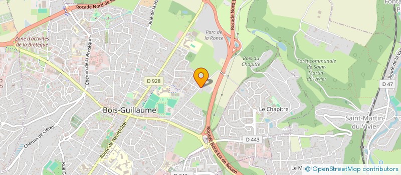 localisation de l'entreprise MADAME SEVERINE FRANCOIS à BOIS-GUILLAUME