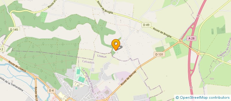 localisation de l'entreprise MADAME SEVERINE FRANCOISE  SAINT-GERMAIN-LA-CAMPAGNE