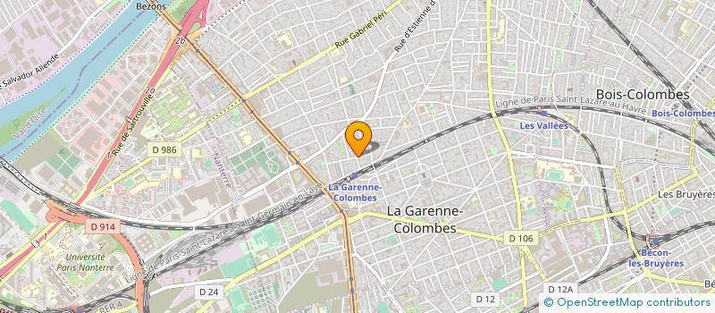 localisation de l'entreprise MADAME SEVERINE FRANCOISE  COLOMBES