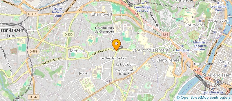 localisation de l'entreprise MADAME SEVERINE FREMOND à LYON