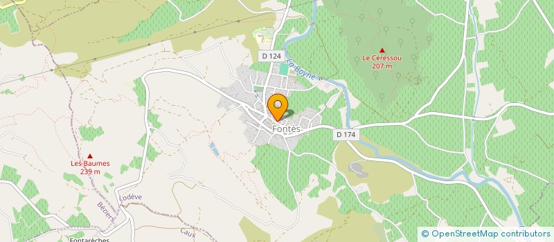 localisation de l'entreprise MADAME SEVERINE FRESSE  FONTES