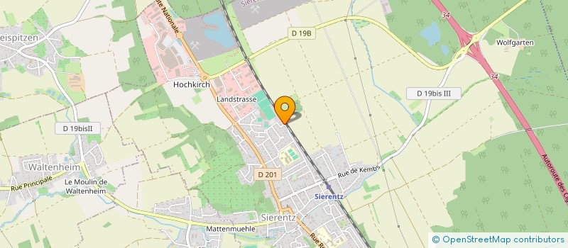 localisation de l'entreprise MADAME SEVERINE FREYMANN  SIERENTZ