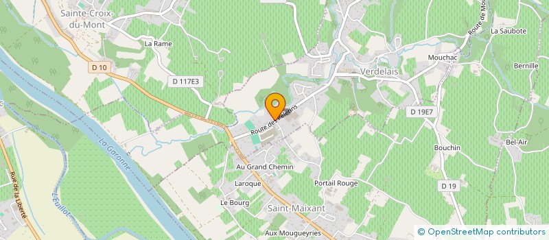 localisation de l'entreprise MADAME SEVERINE FURLAN  VERDELAIS