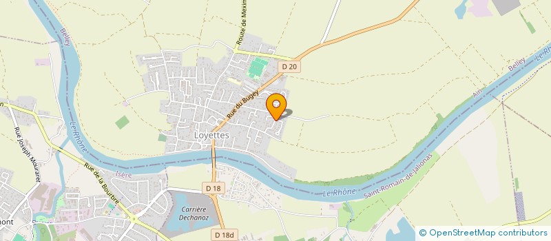 localisation de l'entreprise MADAME SEVERINE GACON  LOYETTES