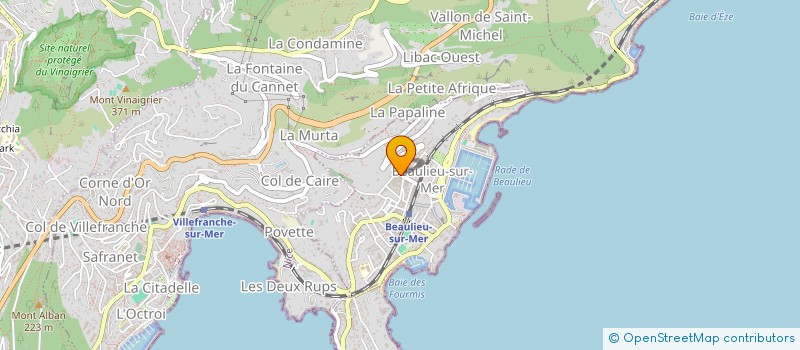 localisation de l'entreprise MADAME SEVERINE GAGNEBE  BEAULIEU-SUR-MER