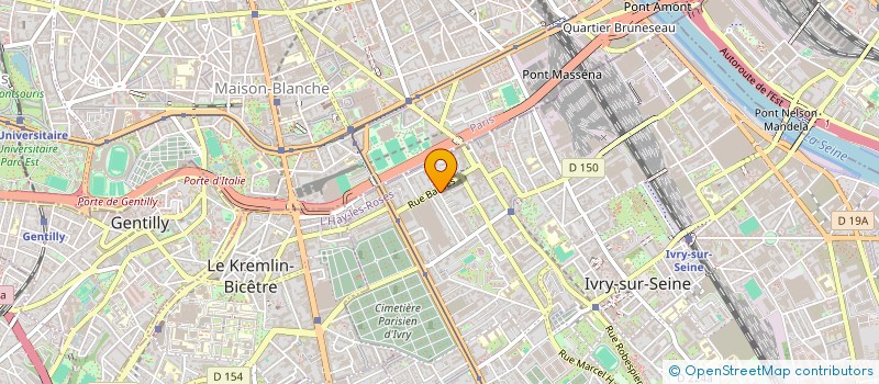 localisation de l'entreprise MADAME SEVERINE GAILLER  IVRY-SUR-SEINE