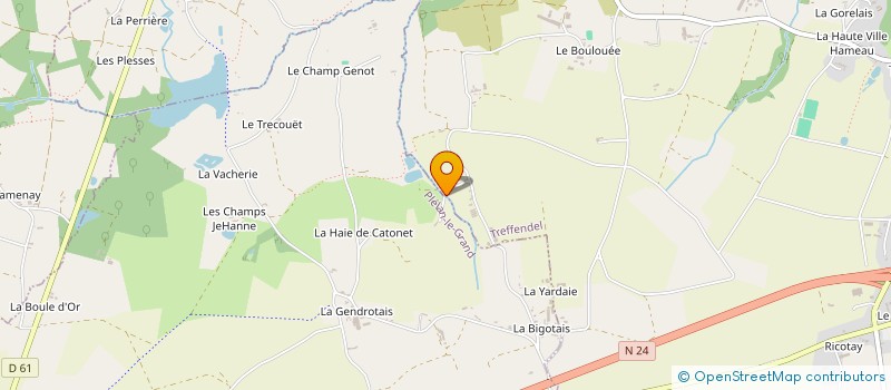 localisation de l'entreprise MADAME SEVERINE GALLANT  PLELAN-LE-GRAND