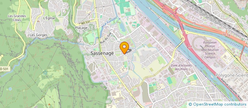 localisation de l'entreprise MADAME SEVERINE GALLO  SAINT-VERAND