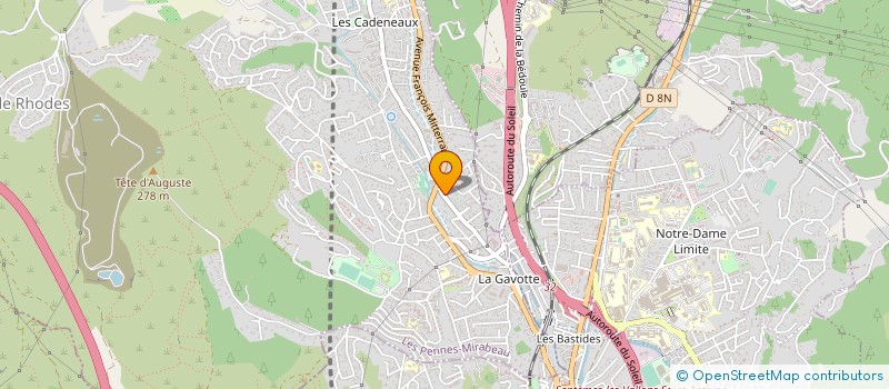 localisation de l'entreprise MADAME SEVERINE GAMBARELLI à LES PENNES-MIRABEAU