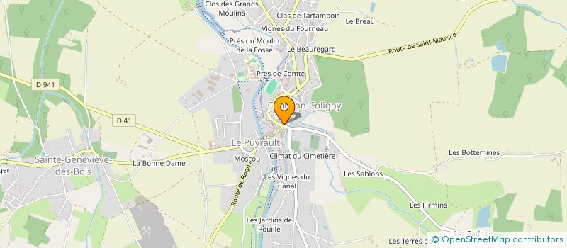 localisation de l'entreprise MADAME SEVERINE GARCIA à CHATILLON-COLIGNY