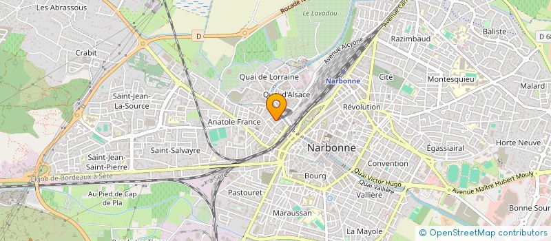 localisation de l'entreprise MADAME SEVERINE GARCIA à NARBONNE