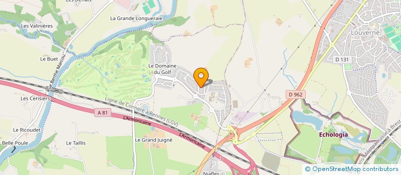 localisation de l'entreprise MADAME SEVERINE GARNIER  CHANGE