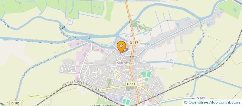 localisation de l'entreprise MADAME SEVERINE GARRAUD  MARANS