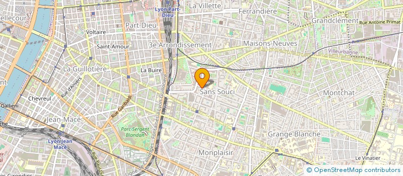 localisation de l'entreprise MADAME SEVERINE GARREL-LUYA  LYON