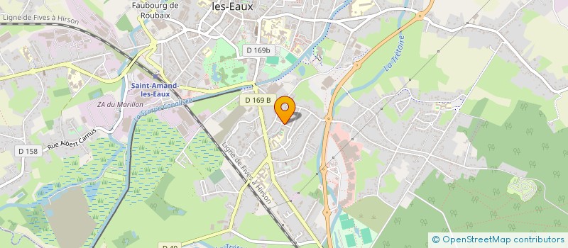 localisation de l'entreprise MADAME SEVERINE GARSON à SAINT-AMAND-LES-EAUX