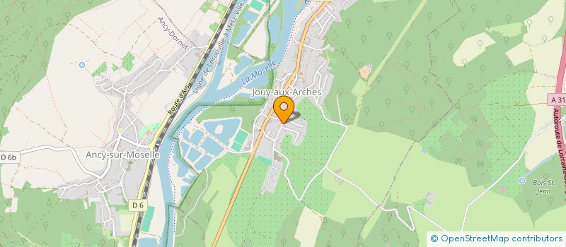 localisation de l'entreprise MADAME SEVERINE GASPARINI  JOUY-AUX-ARCHES