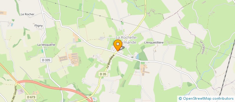 localisation de l'entreprise MADAME SEVERINE GASTEBOIS  SARTILLY-BAIE-BOCAGE