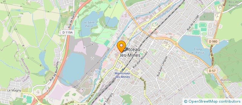 localisation de l'entreprise MADAME SEVERINE GAUDET à MONTCEAU-LES-MINES