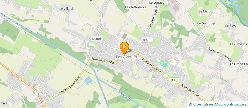 localisation de l'entreprise MADAME SEVERINE GAUDOIS  LES AVENIERES VEYRINS-THUELLIN