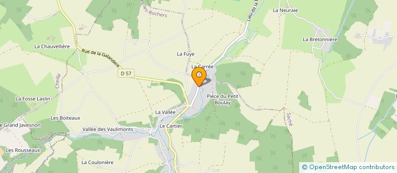 localisation de l'entreprise MADAME SEVERINE GAUTIER  VILLAINES-LES-ROCHERS