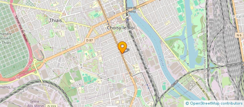 localisation de l'entreprise MADAME SEVERINE GAVELLE  CHOISY-LE-ROI