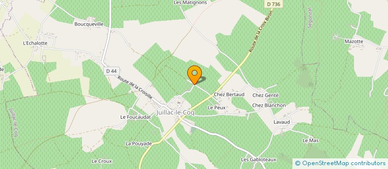 localisation de l'entreprise MADAME SEVERINE GAY-FRAPIN à JUILLAC-LE-COQ